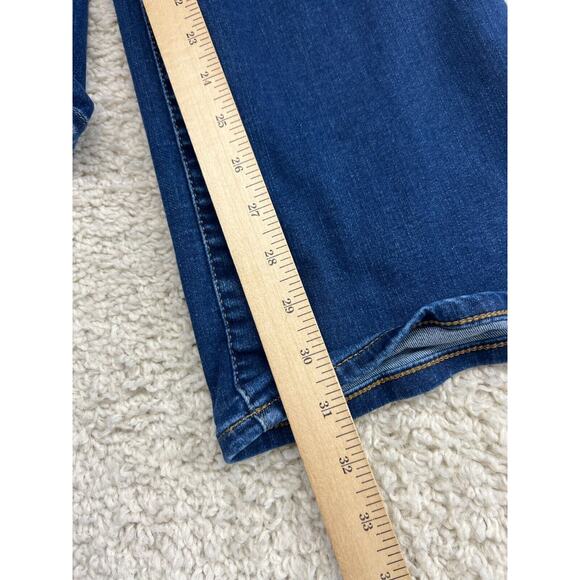 NYDJ Barbara Bootcut Jeans Womens 16 Blue Dark Wash Stretch Lifttuck Technology - Picture 9 of 12